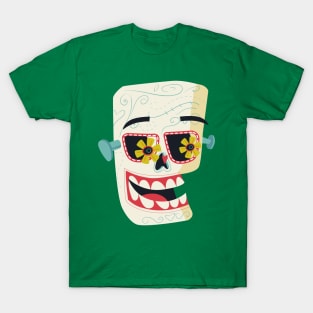 Frankenstein's sugar skull T-Shirt